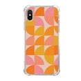 thumbnail image 1 of Orange Yellow Shapes Case Compatible with iPhone X iPhone Xs,Unique Trendy Design TPU Bumper Cover Case, 1 of 5