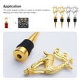 thumbnail image 2 of UPOUART 4Pcs Spiral Design Bottle Stopper Metal Assorted Color Airtight Condition for Lovers Weddings, 2 of 8