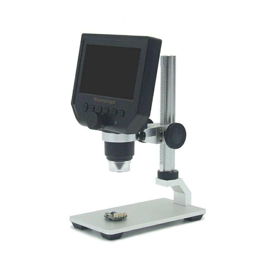 Black G600 HD Mobile Phone Repair Microscope 4.3 Inch 600X Digital Electron Microscope