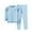 Blue, variant on Mercatoo 2 Set Boys Thermal Underwear Sets Kids Double-Sided Fleece Lined Long J𝐨h𝐧s Base Layer Top and Bottom for Cold Weather