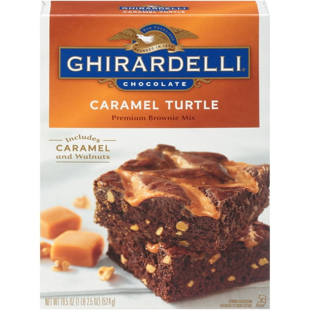 Ghirardelli Caramel Turtle Brownie Mix