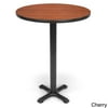 OFM XTC30RD-CHY Round Cafe Table, X Style Base - Cherry