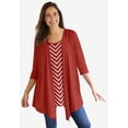 thumbnail image 5 of Woman Within Plus Size 7-Day Layered 2-In-1 Tunic, 5 of 6