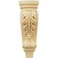 thumbnail image 2 of Ekena Millwork 5 1/8"W x 3 3/8"D x 15 1/2"H Medium Acanthus Pilaster Wood Corbel, Maple, 2 of 4