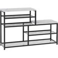 thumbnail image 1 of Shoe Rack Bench for ,Free Standing Shoe Storage Organizer for Front Door Entrance,Boot Rack Holder Shelf for Closet with Seat,Sturdy Shoe Shelves for High Heels, Hallways,White Marble, 1 of 8