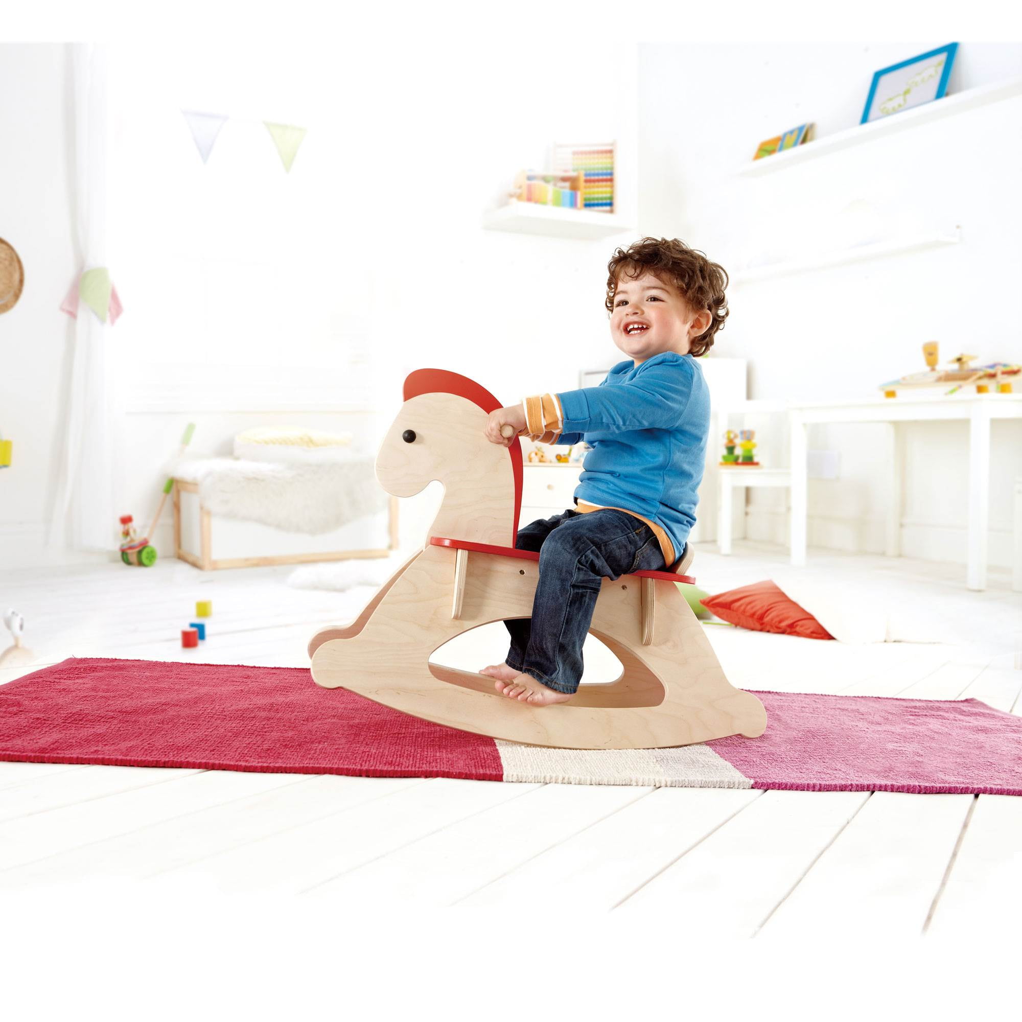 hape wooden rocking horse