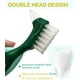 thumbnail image 4 of JM 3 cepillos de dientes duros premium para dentaduras postizas, cepillo de limpieza, cerdas multicapa y cepillo de doble cara para dentaduras postizas portátiles, cuidado de dentaduras postizas JM, 4 of 5