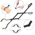 thumbnail image 2 of 26Inch Long Firewood Tongs Log Grabber for Fire Pit Campfire Bonfire Fireplace Heavy Duty Wrought Ir, 2 of 5