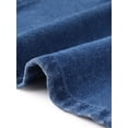 thumbnail image 6 of DARING DIVA Women's Plus Denim Vest Button Down Casual Sleeveless Jean Jacket 1X Blue, 6 of 6