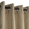 thumbnail image 3 of Sunbrella Canvas Charcoal Outdoor Curtain with Nickel Grommets 50 in. x 96 in., 3 of 7