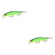 thumbnail image 1 of Soidarity Lure Bait Crankbait artificial Pesca al aire libre 3D Eyes Swimbait con anzuelos de 3 garras Aparejos de pesca, tipo G GRAMO 2piezas Soidarity CBP151194, 1 of 6