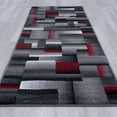thumbnail image 3 of Lava AllStar Modern Runner. Contemporary Woven Area Rug. Drop-Stitch Weave Technique. Carved Effect (2' 0" x 7' 0"), 3 of 6