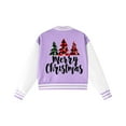 thumbnail image 5 of Staki Christmas Jacket for Toddler Girl Kids Novelty Christmas Jacket,girls/Girls Ugly Christmas Sweatshirt(Purple,3-4 Years), 5 of 7