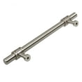 thumbnail image 2 of GlideRite 5 in. Center Barrel Ring Bar Pull Solid Cabinet Hardware Handles, Satin Nickel, Pack of 25, 2 of 5