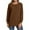 Coffee, variant on AherBiu Crewneck Sweatshirts for Women Long Sleeve Drop Shoulder Fall Casual Loose Basic Pullover Tops