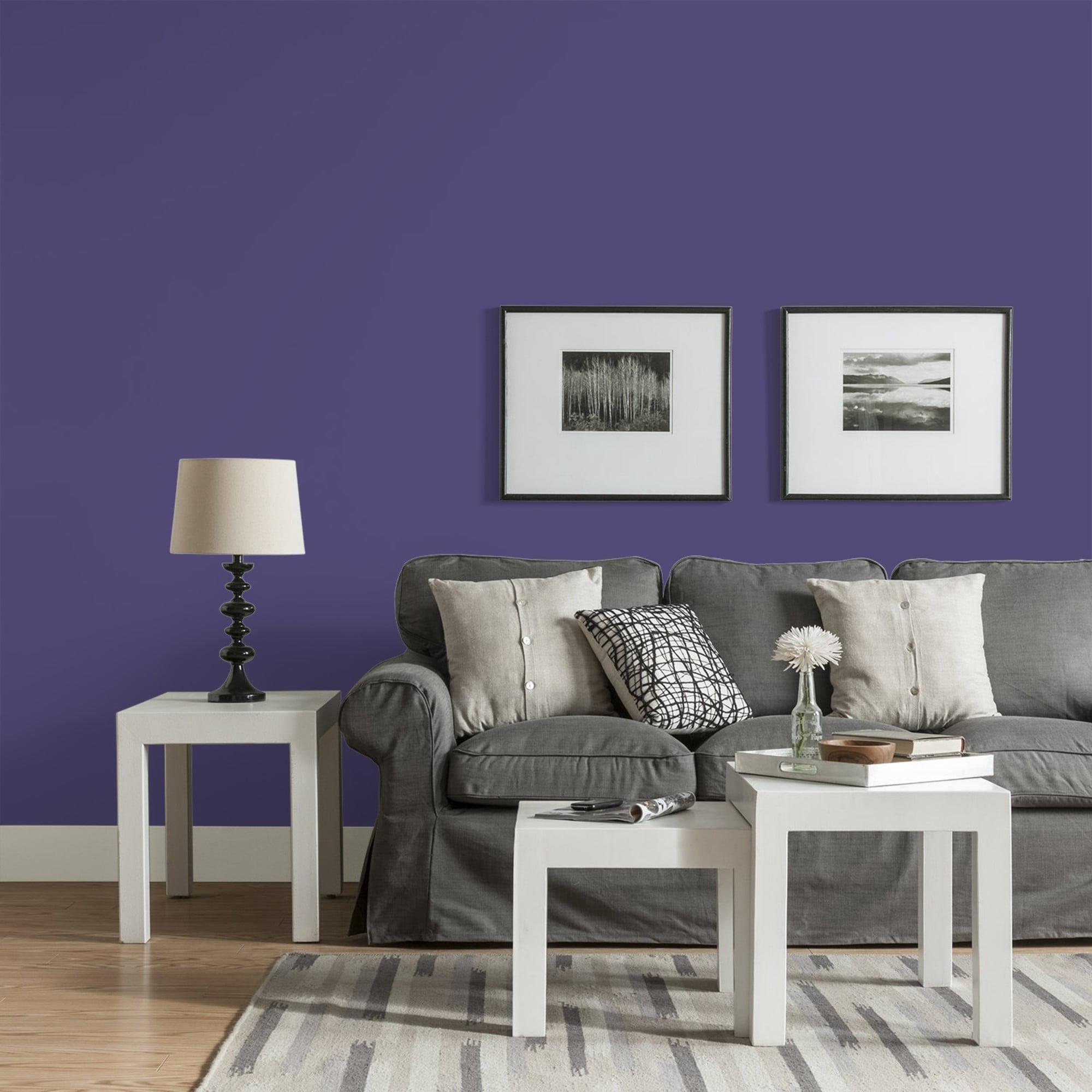 Glidden High Endurance Plus Imperial Purple Eggshell Interior Paint and Primer, 1 Quart