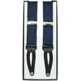 thumbnail image 1 of Sartorous Bretelles Réglables pour Hommes Bleu Marine avec Bretelles Soyeuses - Taille Unique, 1 of 1