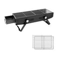 thumbnail image 2 of DOLITY BBQ Grill Charcoal Camping Barbecue Grill Foldable Grill Wood Burning Grills for Black No Pan, 2 of 9