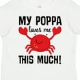 thumbnail image 4 of Inktastic My Poppa Loves Me Childs Crab Boys or Girls Toddler T-Shirt, 4 of 5