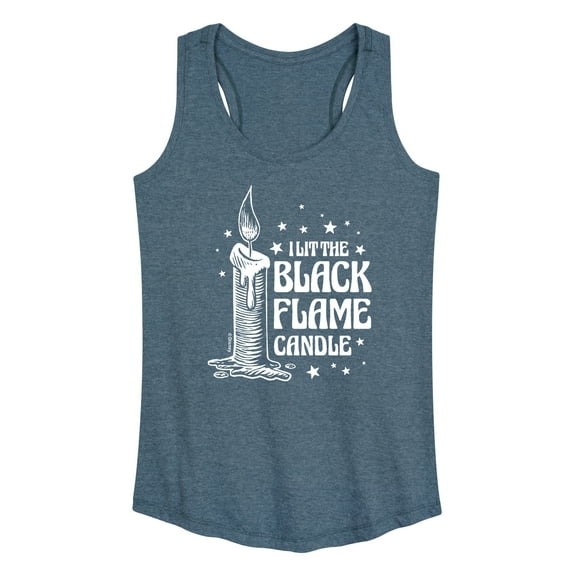 Hocus Pocus - I Lit The Black Flame Candle - Women's Racerback Tank Top