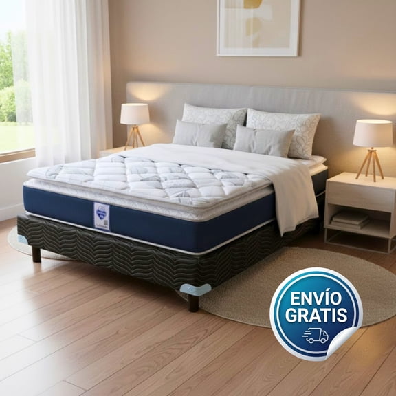 Colchón Matrimonial + Box Spring Air  Smith