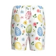 thumbnail image 5 of Naloa Easter Egg3 Men's Short Pajama Pants, Lounge Comfort Shorts with Elasticized Waistband and Side Pockets - Medium, 5 of 9
