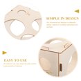 thumbnail image 2 of KAKOWELY Collapsible Wooden Balloon Sizer Box Cube Balloon Measurement Tool For Balloon Decorations Balloon Arches and Balloon Columns 9 Holes Balloon Sizer Box,12.2X"X12.2"X12.2", 2 of 5