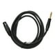 thumbnail image 1 of Cable XLR Hembra a TRS de 1/4 Pulgadas Cables de Interconexión Balanceados Cable TRS a XLR Cable de Micrófono de Servicio Pesado Soporta Alimentación Fantasma de 48V, 1 of 8