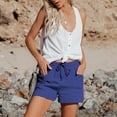 thumbnail image 5 of Women's Pants Fashion Shorts For Women Casual High Waist Straight Leg Sports Casual Loose Shorts, 5 of 7