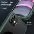 thumbnail image 6 of JETech Magnetic Case for iPhone 11 6.1-Inch Compatible with MagSafe, Translucent Matte Back Slim Shockproof Phone Cover (Dark Green), 6 of 6