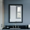 thumbnail image 6 of QR1857MBK Quoizel Lighting Reflections - 32 Inch Rectangular Mirror-Matte Black Finish, 6 of 6