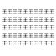 thumbnail image 1 of 50PCS Comb Binding Spine 16mm 3 Rings A4 PP Book Binder Spine for Reports Presentations Black, 1 of 4