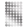 thumbnail image 4 of 108Pcs Dot Stickers Pure Color Round Shaped PVC Wide Application Circle Stickers for Office Bedroom Kitchen 7.8x11.2in Silver(1.1x1.1in), 4 of 5
