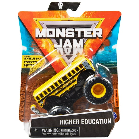 Vehículo fundido a presión Monster Jam Higher Education a escala 1:64