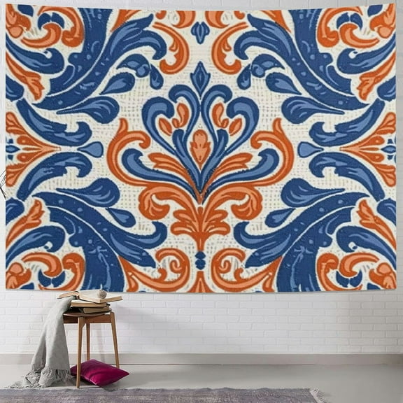 SHERONV Rococo Tapestry Wall Hanging Unique Style Graphic Tapestries for Home Wall Decor Living Room Bedroom Apartment Farmhouse Dorm 40x30inch