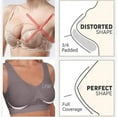 thumbnail image 4 of Gytharion Women's Plus Size Yoga Sports Bras Rhinestones High Impact Wirefree Push Up Bra Stretch Breathable Gym Workout Bra with Removable Pads, S-5XL, 4 of 4