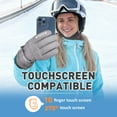 thumbnail image 2 of REDESS Men's Winter Gloves with Waterproof Touchscreen for Outdoor Sprots Ski Snowboard ,Black, 2 of 7