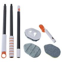 HEANUJJ Floor Brush Set with Tough Bristles for Home Cleaning and Stain Removal, Multi- Floor Scrubber