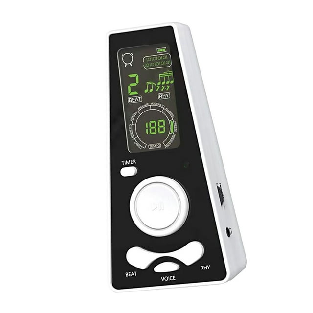 Electronic Metronome Volume Beat Speed Control Reading Display Timer Usb Powered Metronome for Guitar Drum Instrument