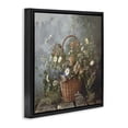 thumbnail image 2 of Stupell Industries Traditional Floral Basket Still Life Black Floating Frame Canvas Art, 18 x 18, by Lazar Studio, 2 of 8