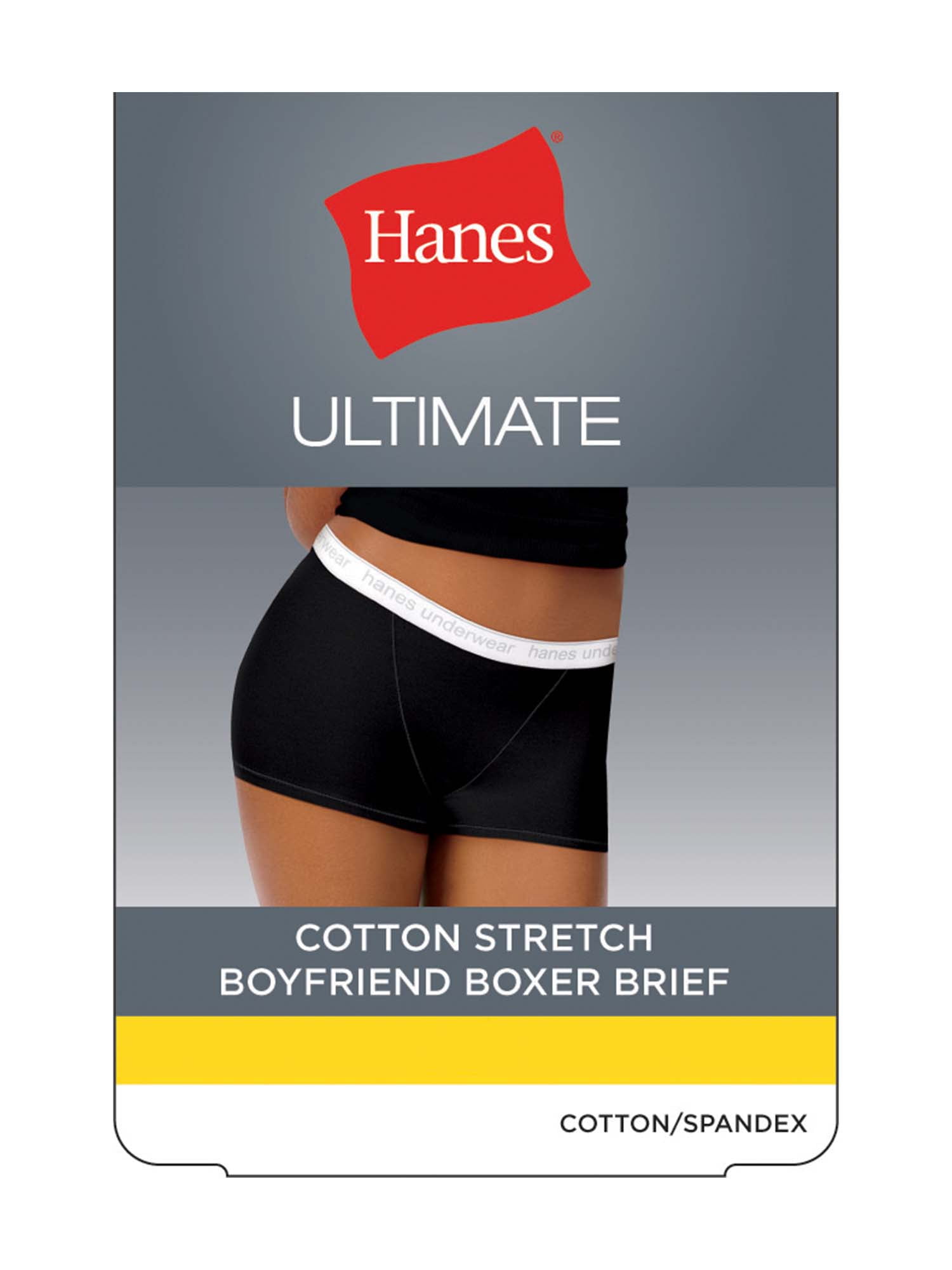 Hanes Womens Ultimate® Vintage Boyfriend Hipster Brief 3-Pack - Apparel  Direct Distributor