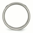 thumbnail image 2 of Titanium Beveled Edge 8mm Laser Design Brushed & Polished Band Size 8.5, 2 of 3