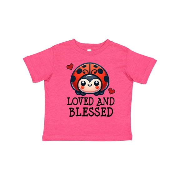 Inktastic Ladybug Loved and Blessed Boys or Girls Toddler T-Shirt