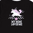 thumbnail image 4 of Inktastic My Mimi Loves Me Unicorn Girls Long Sleeve Toddler T-Shirt, 4 of 5