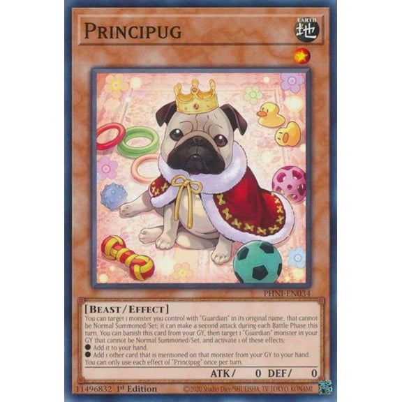 YuGiOh Phantom Nightmare Common Principug PHNI-EN034
