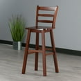 thumbnail image 3 of Scalera Ladder-back Bar Stool Walnut, 3 of 9