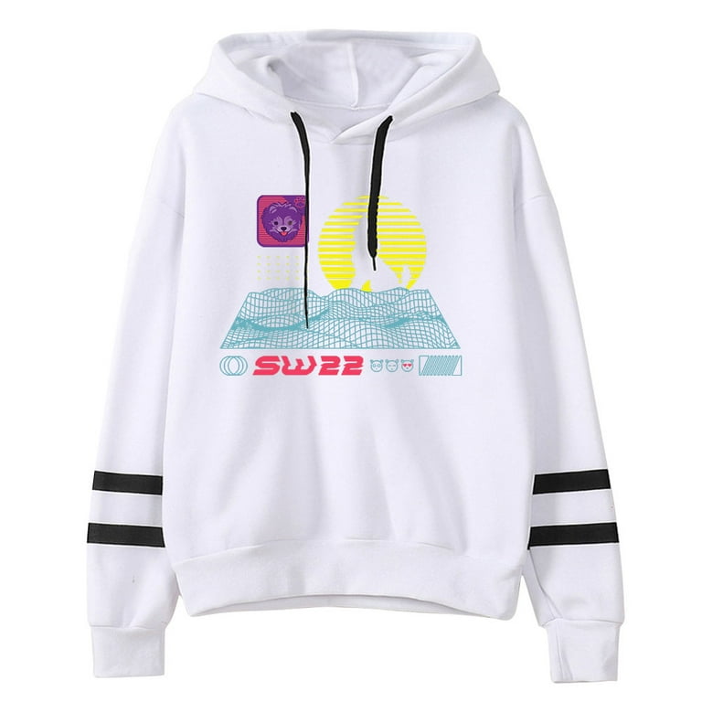SssniperWolf Synthwave Logo Merch Hoodies Pocketless Parallel Bars