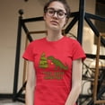 thumbnail image 3 of Tee Hunt T-Rex Hates Christmas T-Shirt Funny Dinosaur Xmas Eve Festive Women's T-Shirt Tee, Red, 3X-Large, 3 of 5