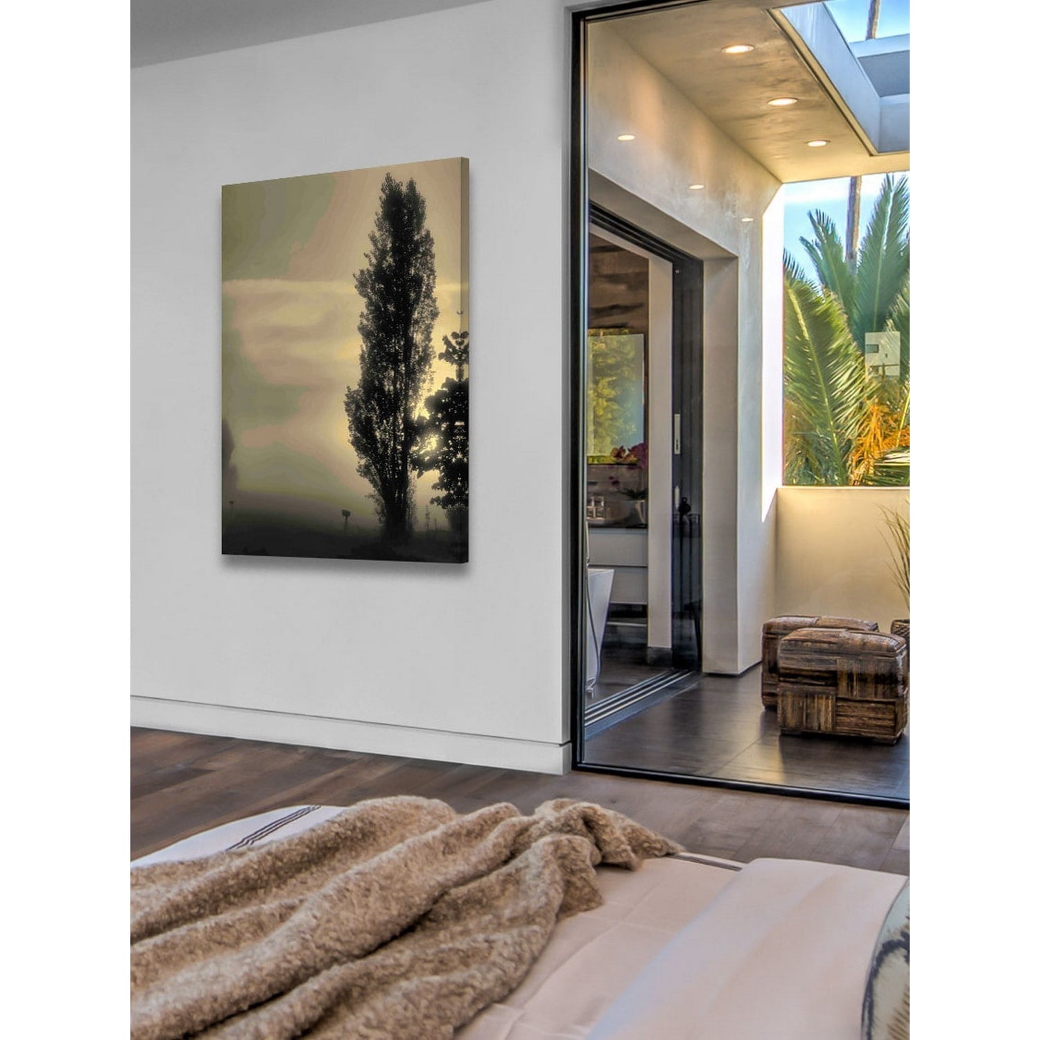Marmont Hill "Daybreak on a Country Road" Painting Print on Canvas