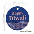 thumbnail image 6 of Inkdotpot Rose Gold Foil Paper Hang Tag Happy Diwali Favor Tag 100 Piece, 6 of 7